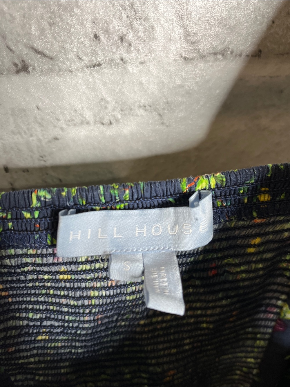 Hill House Ellie nap dress midnight garden poplin - Picture 5 of 9